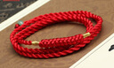 寶夏悅2026馬年本命年情侶紅腰繩腰帶金剛結紅繩腰鏈男女款 粗款 4mm 統號3尺2 單條價(jià) 曬單實(shí)拍圖