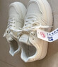 回力女鞋厚底百搭小白鞋女秋冬新款甜美休閑鞋學(xué)生運動(dòng)板鞋 米白 38 曬單實(shí)拍圖