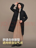 波司登25年冬季羽絨服90絨女士修身超長(cháng)款休閑加厚連帽立領(lǐng)外套 曬單實(shí)拍圖