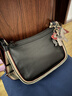高巴度（GORBADO）流行包包2026新款真皮女包寬肩帶餃子包純皮單肩包軟皮休閑斜挎包 黑色 曬單實(shí)拍圖