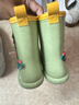 幸?，旣悾–heerful Mario）兒童雨鞋男童雨靴水鞋2歲寶寶水鞋套鞋防滑女童幼兒防水女款膠鞋 曬單實(shí)拍圖