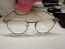 LOHO超輕鈦架近視眼鏡框防藍光輻射女可配度數蔡司鏡片高級感素顏框架 曬單實(shí)拍圖