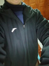 安踏外套春夏季男士運動(dòng)夾克新款風(fēng)衣開(kāi)衫連帽衛衣男休閑百搭通勤衣服 標準黑 【加絨連帽款】 XL (180) 適合140-160斤 曬單實(shí)拍圖