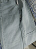 名創(chuàng  )優(yōu)品（MINISO）牛仔褲男款直筒美式高街長(cháng)褲青少年寬松闊腿褲男百搭高級感休閑褲 淺藍色 L /175(體重110-130斤) 曬單實(shí)拍圖