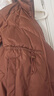 阿迪達斯（adidas）女裝冬季立領(lǐng)時(shí)尚收腰抽繩休閑羽絨服JL9845 柔和棕 M 曬單實(shí)拍圖