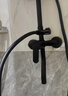 九牧（JOMOO）全銅淋浴花灑套裝家用衛浴增壓槍灰浴室衛生間沐浴洗澡恒溫淋浴器 冰川銀帶噴槍+四檔花灑+巨幕頂噴 曬單實(shí)拍圖