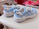 駱駝（CAMEL）【迪麗熱巴同款】檸萌丑萌鞋女運動(dòng)休閑鞋 L25A202062 米/藍  38 曬單實(shí)拍圖