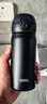 膳魔師（THERMOS）保溫杯不銹鋼磨砂黑350ml保冷杯男女士便攜JNL-352送禮女神節禮物 曬單實(shí)拍圖