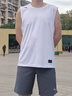 安踏運動(dòng)背心男無(wú)袖坎肩透氣籃球服2026夏季冰絲速干薄款休閑上衣 純凈白-1 XL (180) /適合140-160斤 曬單實(shí)拍圖
