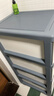 TENMA天馬抽屜收納柜移動(dòng)式4層抽屜柜廚衛塑料儲物柜辦公室整理柜斗柜 1個(gè)裝 灰藍色 33*43*90cm 曬單實(shí)拍圖