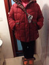 可脫卸帽子中老年媽媽羽絨棉服女2025新款中長(cháng)棉衣加厚冬氣質(zhì)外套 酒紅色-可脫卸帽 5XL 建議150-160斤 曬單實(shí)拍圖