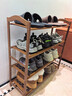 榆柏木創(chuàng  )鞋架子簡(jiǎn)易宿舍鞋架門(mén)口多層入戶(hù)門(mén)出租房用輕奢鞋柜 輕奢款|3層50長(cháng) 【加厚層板】【約放6雙鞋】 曬單實(shí)拍圖