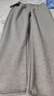 皮爾卡丹（pierre cardin）媽媽裝毛呢直筒褲25新款春款洋氣中老年女松緊腰休閑褲新款長(cháng)褲 卡其色 加絨 2XL (推薦110-130斤) 曬單實(shí)拍圖