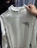 左西男童半高領(lǐng)加厚T恤2025款冬季兒童撞色保暖舒適打底衫 白色 130 曬單實(shí)拍圖
