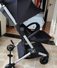 哈秀X5pro輕便折疊口袋嬰兒推車(chē)可坐躺可登機寶寶手推車(chē)兒童遛娃神器 X5Pro黑色（圓棚）+雨罩 曬單實(shí)拍圖