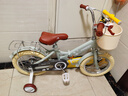 永久（FOREVER）兒童自行車(chē)2-6歲男女孩可折疊中大童學(xué)生單車(chē)14寸云母灰 曬單實(shí)拍圖
