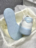 安踏（ANTA）輕風(fēng)2丨運動(dòng)鞋2026春季新款低幫百搭潮流拼色軟彈減震女板鞋 象牙白/幻景藍-5 37.5 (女6.5) 曬單實(shí)拍圖