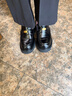 天美意樂(lè )福鞋厚底復古女單鞋學(xué)院時(shí)尚百搭女鞋軟底小皮鞋2026春新款 黑色-5cm 35 曬單實(shí)拍圖