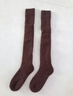 自由系冬季過(guò)膝襪子女秋冬款長(cháng)筒過(guò)膝襪加絨加厚月子保暖護膝大腿襪絨毛 曬單實(shí)拍圖