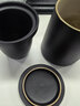 京東京造茶杯便攜式黑陶茶泡茶壺茶杯功夫茶具辦公杯隨身茶壺容量400ml 曬單實(shí)拍圖