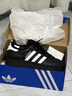 阿迪達斯（adidas）三葉草小黑鞋白標貝殼頭潮流男女系帶板鞋運動(dòng)鞋JH9977 曬單實(shí)拍圖