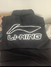 李寧（LI-NING）棉馬甲CBA系列男子2025秋冬季新款簡(jiǎn)約保暖舒適運動(dòng)休閑棉服外套 標準黑（背后大LOGO） XL 曬單實(shí)拍圖