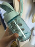特百惠（Tupperware）嘟嘟企鵝350ML塑料杯夏季兒童可愛(ài)水杯子男女學(xué)生帶提繩 海霧藍 曬單實(shí)拍圖