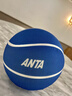 安踏（ANTA）靜音球兒童布藝7號彈力球家用無(wú)聲玩具球防掉渣室內拍拍球 藍色 曬單實(shí)拍圖