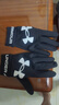 安德瑪（Under Armour）騎行手套冬季男女保暖加絨電動(dòng)摩托車(chē)防寒觸屏運動(dòng)滑雪手套 黑色L 曬單實(shí)拍圖