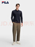 FILA 斐樂(lè )官方男子針織長(cháng)袖POLO衫2026春季簡(jiǎn)約基礎防曬上衣 曬單實(shí)拍圖