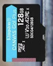 金士頓（Kingston）128GB TF（MicroSD）存儲卡 內存卡U3 V30 A2 4K適配大疆Pocket 3/Action 6/Nano/無(wú)人機/運動(dòng)相機 曬單實(shí)拍圖