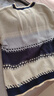 唐獅2025秋季女圓領(lǐng)拼色寬條紋套頭毛衣減齡百搭韓版休閑時(shí)尚 曬單實(shí)拍圖
