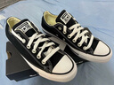 匡威（Converse）官方All Star經(jīng)典帆布男女低幫休閑運動(dòng)鞋黑色101001 101001/黑色 40 曬單實(shí)拍圖