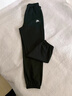 安踏兒童褲子針織防風(fēng)速干男中大童春秋季新款青少年女孩寬松運動(dòng)褲 黑色【升級炫干】 春季踏青 160 cm 曬單實(shí)拍圖