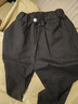 兒童春款褲子春秋新款寶寶中小童休閑褲休閑外穿洋氣寬松韓版潮 XY休閑褲（黑色） 120 碼建議身高110cm左右 曬單實(shí)拍圖