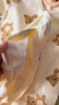 貝瑞加（Babyprints）寶寶連體衣2件裝純棉嬰兒衣服柔軟滿(mǎn)月服長(cháng)袖哈衣家居爬服 黃熊66 曬單實(shí)拍圖