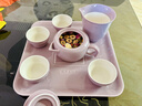 琺寶（staub）新中式茶具套裝整套陶瓷家用辦公泡茶壺喝茶杯功夫茶 家庭茶具套裝藕荷色 1件 曬單實(shí)拍圖