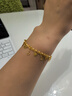 周大福捕夢(mèng)星星黃金手鏈(工費780)15cm約7.4g EOF1890生日禮物 曬單實(shí)拍圖