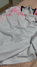 川崎（KAWASAKI）羽毛球服女款速干T恤運動(dòng)短裙繁花似錦兩件套裝A2808 霜白 L 曬單實(shí)拍圖