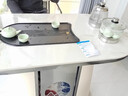 匠源創(chuàng  )品陽(yáng)臺茶桌椅組合輕奢新中式燒水壺一體巖板茶臺桌小戶(hù)型家用泡茶桌 1.0米單茶桌 曬單實(shí)拍圖