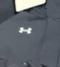 安德瑪（Under Armour）男子新款加厚外套可收納連帽跑步防風(fēng)訓練運動(dòng)外套 黑色 XL 曬單實(shí)拍圖