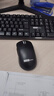 聯(lián)想（Lenovo）無(wú)線(xiàn)鍵盤(pán)鼠標套裝輕音辦公鍵盤(pán)無(wú)線(xiàn)鍵鼠套裝電池款機械手感鍵盤(pán)一體機臺式筆記本電腦通用外設鍵鼠 黑色-鍵鼠套裝 曬單實(shí)拍圖