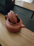 束氏宜興原礦朱泥手工紫砂壺朱泥手工制仿古紫砂茶具養生壺泡茶壺禮盒 曬單實(shí)拍圖