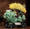禮之源招財玉白菜發(fā)財樹(shù)擺件 喬遷開(kāi)業(yè)禮品客廳玄關(guān)店鋪前臺裝飾工藝品  曬單實(shí)拍圖