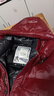 雅鹿羽絨馬甲男士新款短款時(shí)尚亮面可脫卸帽休閑外套 棗紅 190 曬單實(shí)拍圖