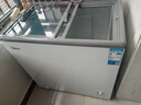 美的（Midea）【現貨速發(fā)】家用冰柜冰箱雪糕柜小型冷柜展示柜商用大容量冷藏保鮮柜冷凍兩用一級節能陳列柜 200L【升級帶鎖】-30℃冷涼 曬單實(shí)拍圖
