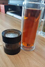 富光雙層玻璃杯茶水分離泡茶杯子 高硼硅玻璃水杯商務(wù)便攜男黑色300ml 曬單實(shí)拍圖