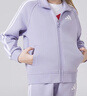 阿迪達斯（adidas）兒童輕運動(dòng)簡(jiǎn)約舒適立領(lǐng)運動(dòng)夾克外套 TR30JTK 薰衣草/白 128 曬單實(shí)拍圖