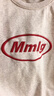 Mmlg加絨圓領(lǐng)衛衣女2025年秋季新款寬松百搭刺繡韓系短款休閑上衣服 淺花灰常規 S 曬單實(shí)拍圖