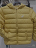 亞瑟士亞瑟士童裝冬季中大兒童保暖連帽輕薄羽絨服【贈收納袋】 753黃色 140 cm 曬單實(shí)拍圖